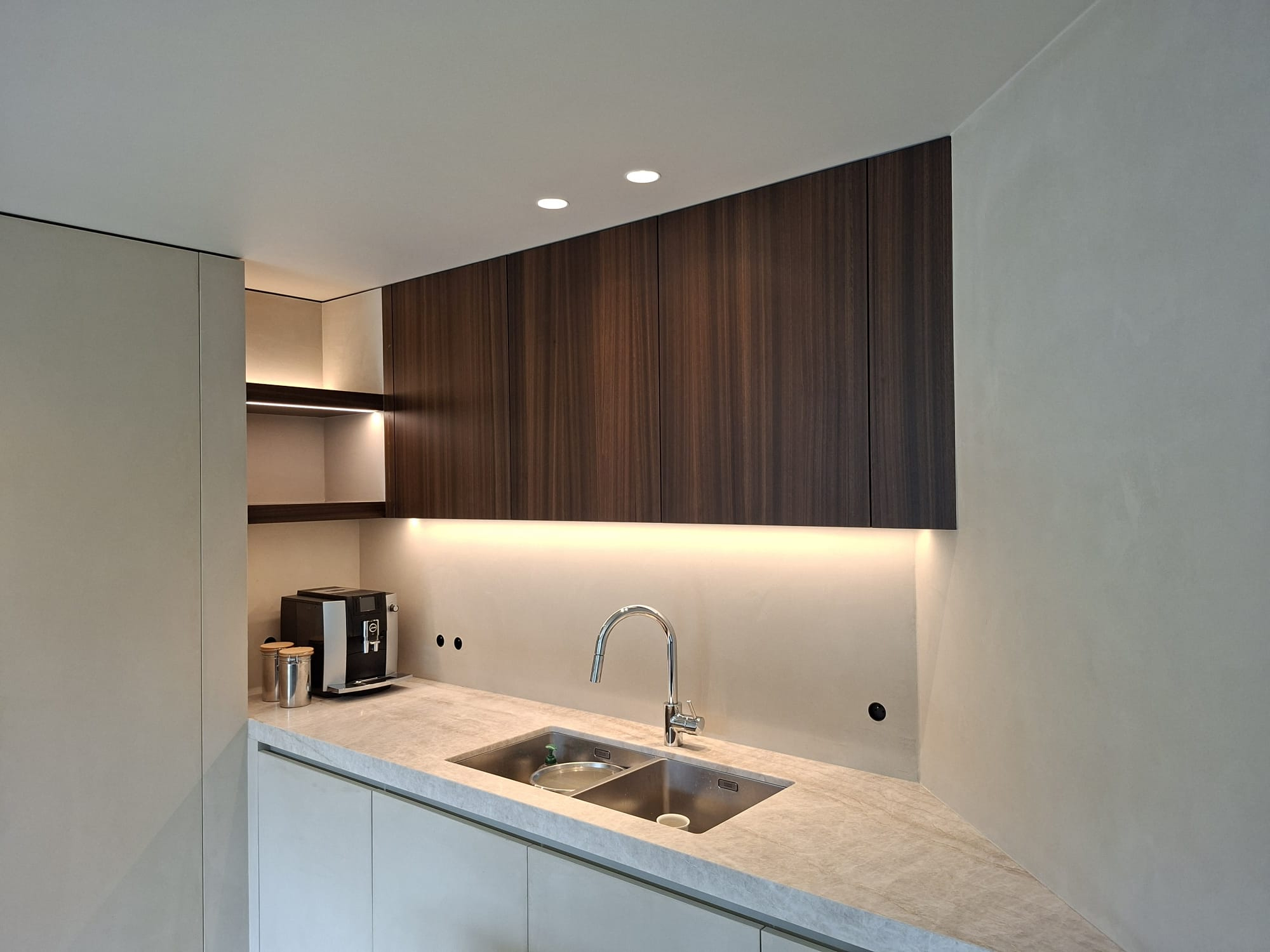 patint keuken mortex wand