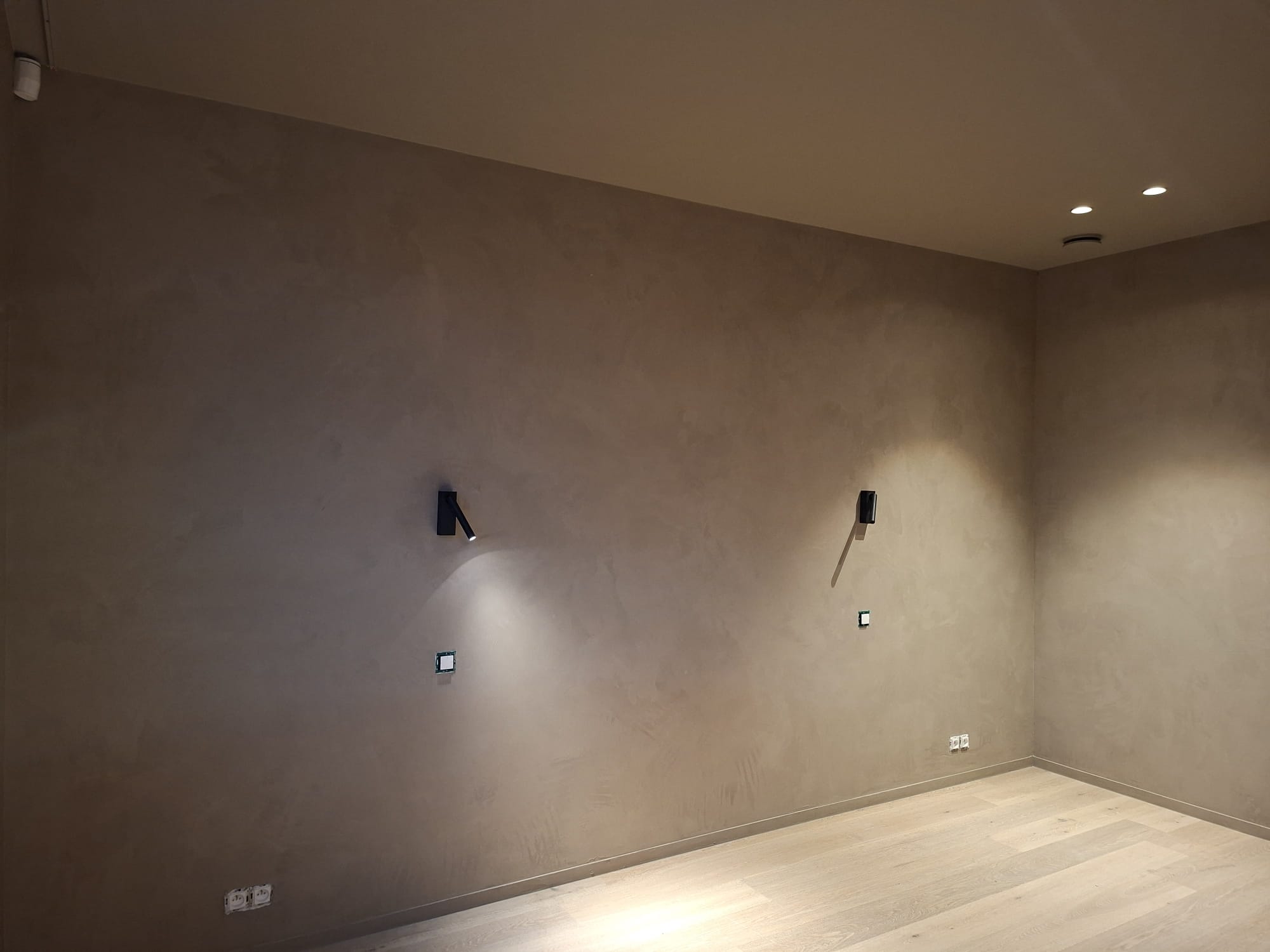 patint slaapkamer wand spots